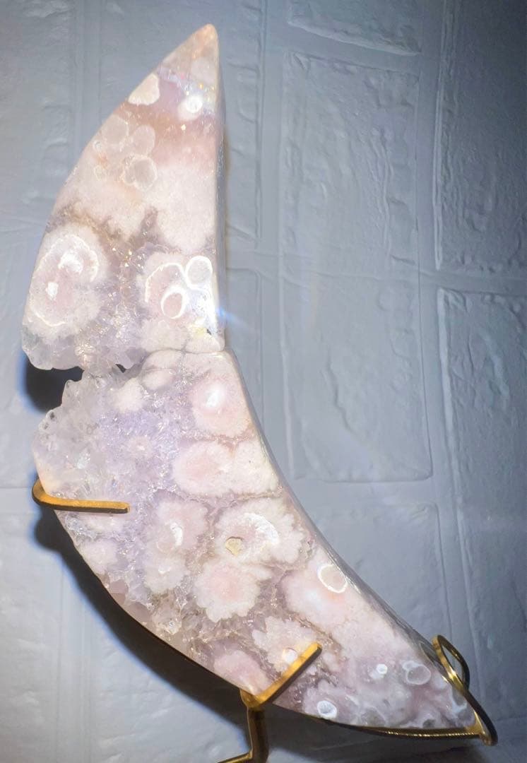 K⭐️月⭐️チェリーブロッサム⭐️ピンクアメジスト⭐️桜瑪瑙⭐️花瑪瑙⭐️フラワーアゲート⭐️