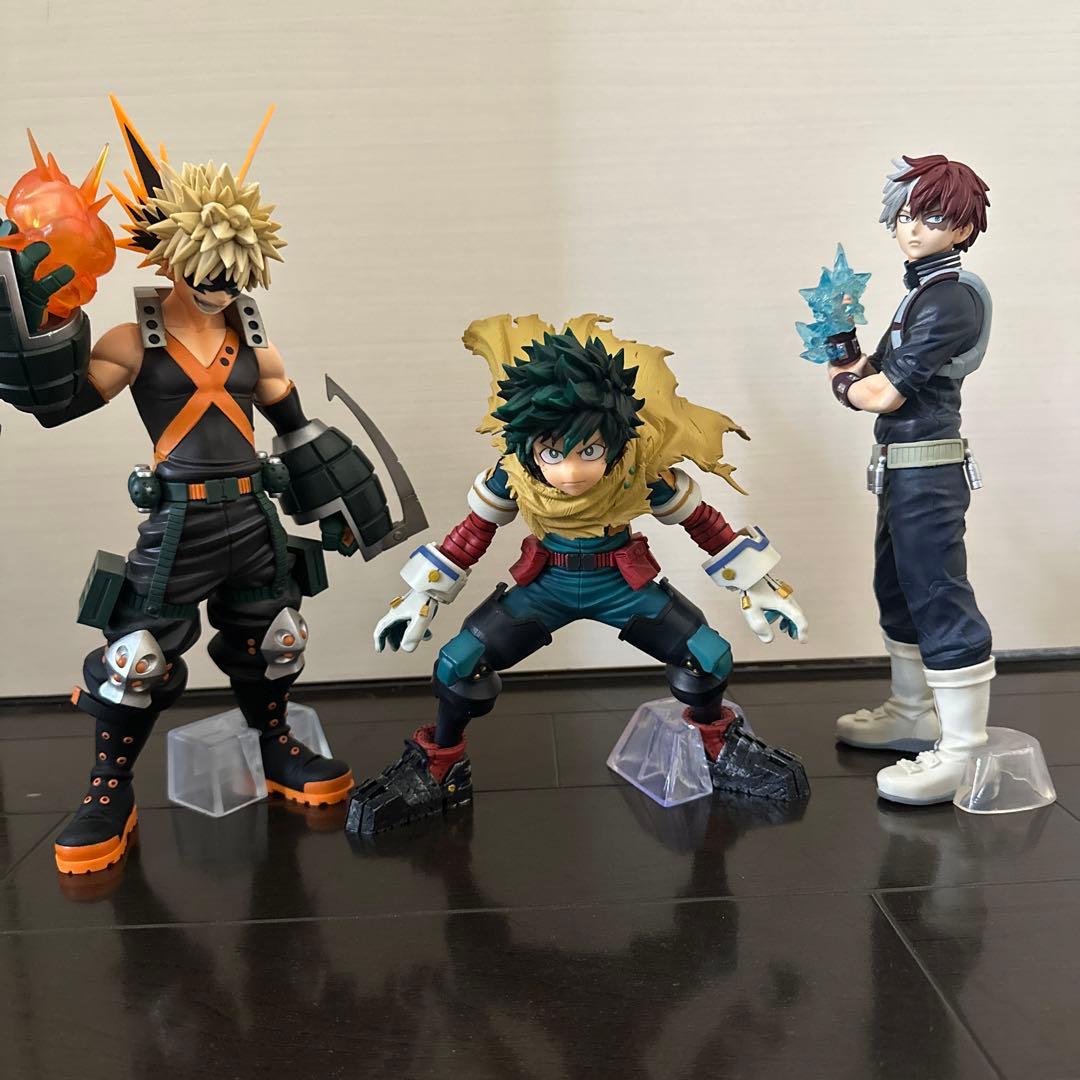 僕のヒーローアカデミア フィギュア デク 爆豪 轟 一番くじ マスタ