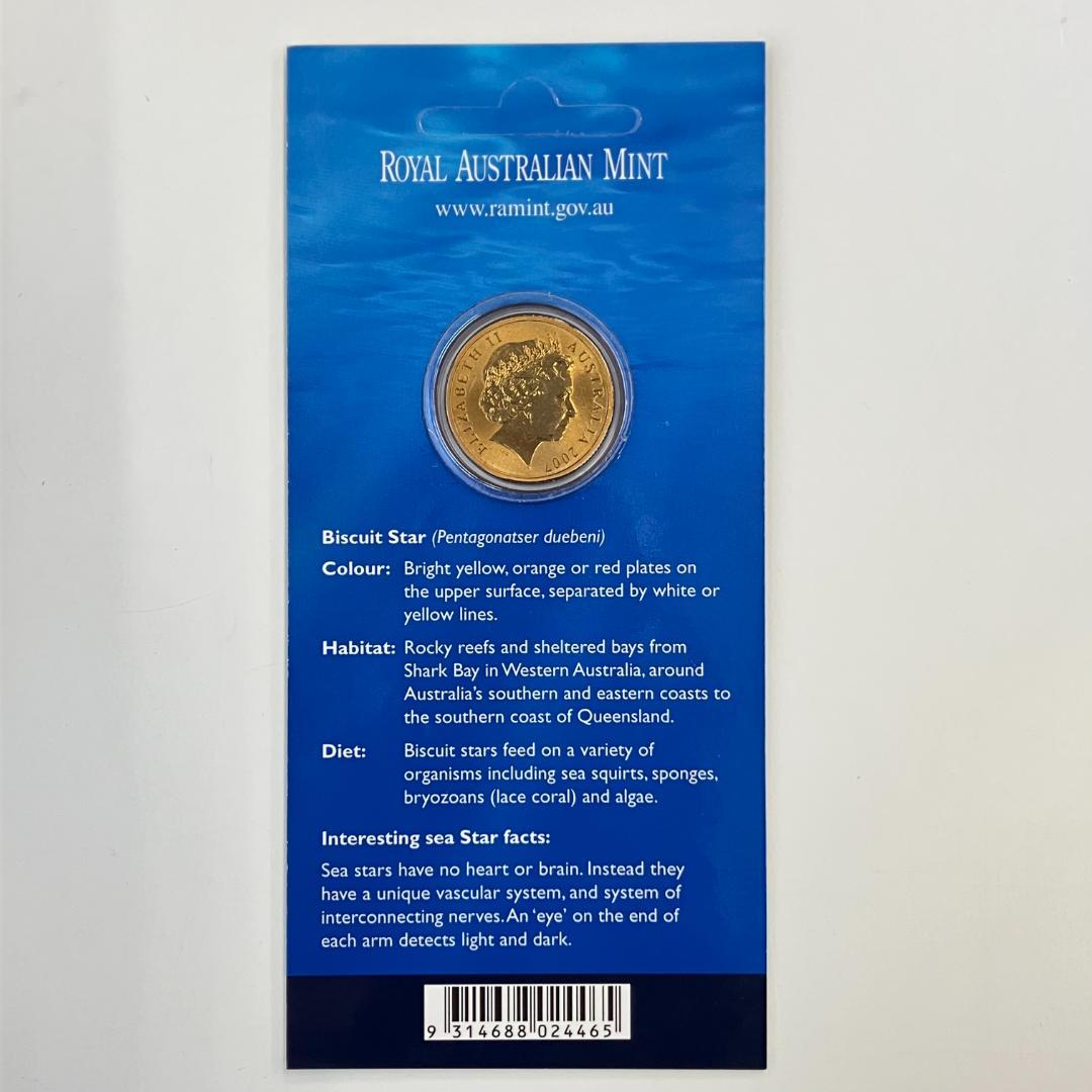 王立オーストラリア造幣局 オーシャンシリーズ ビスケットヒトデ 1ドル