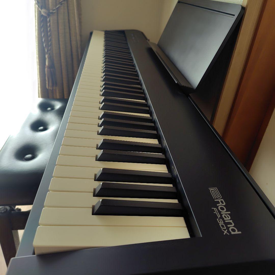 Roland FP-30X ブラック 88鍵 電子ピアノペダルヘッドホン2024 - メルカリ