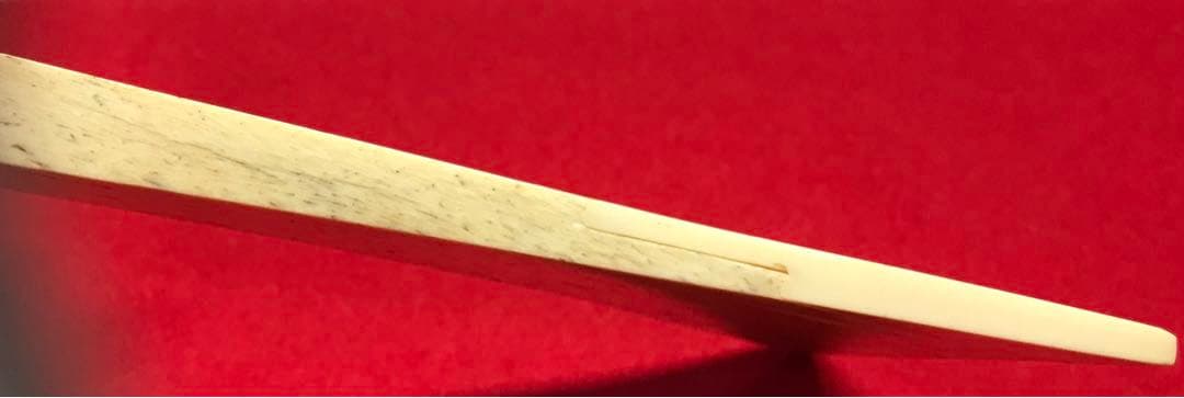 三味線撥66天然素材骨/三味線/弦楽器/義太夫バチ
