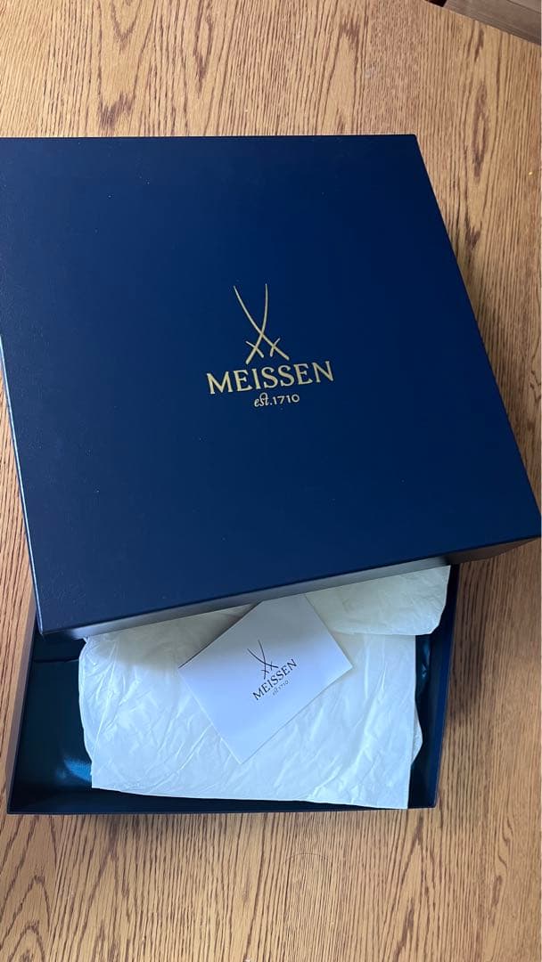 お値下げしました ◆新品未使用マイセン ブルーオニオン メッシュプレート 大皿