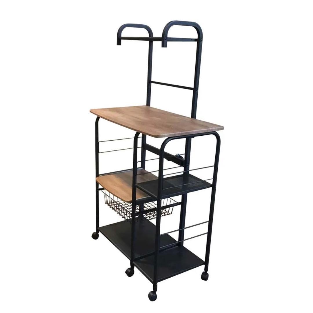 NOCE ノーチェ レンジラック キッチンボード ウォールナット/ブラック