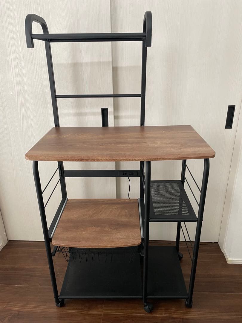 NOCE ノーチェ レンジラック キッチンボード ウォールナット/ブラック