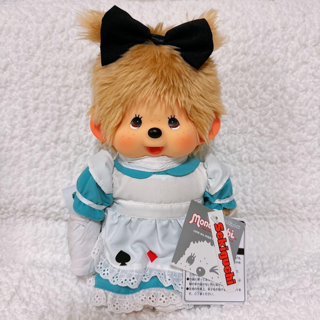 希少　フェアリーテール　モンチッチ　不思議の国のアリス　セキグチ　タグ付き ヨドバシ.com - セキグチ モンチッチ 不思議の国のアリス [ぬいぐるみ