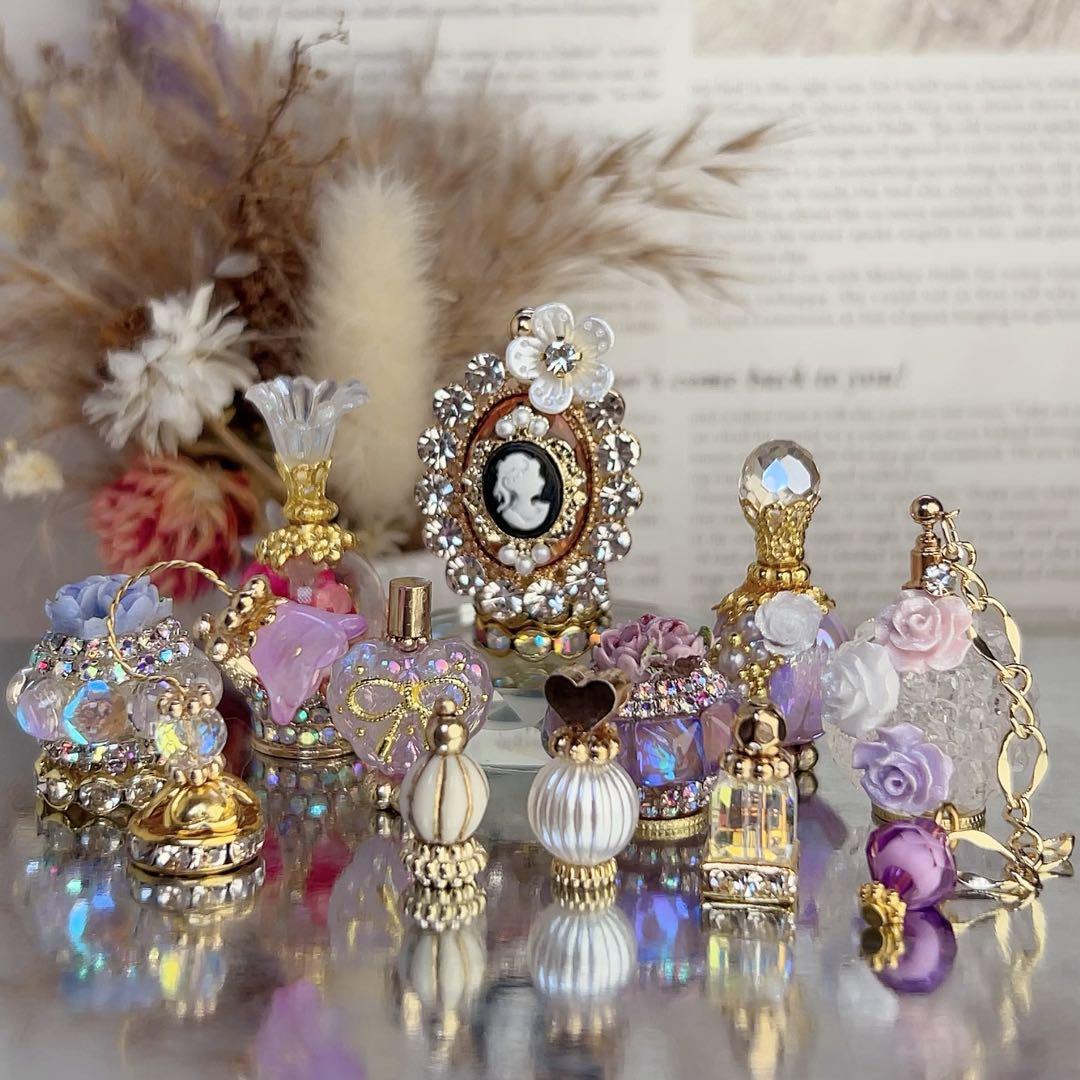 ミニチュア香水瓶ビーズ インテリア オブジェ 雑貨 アンティーク