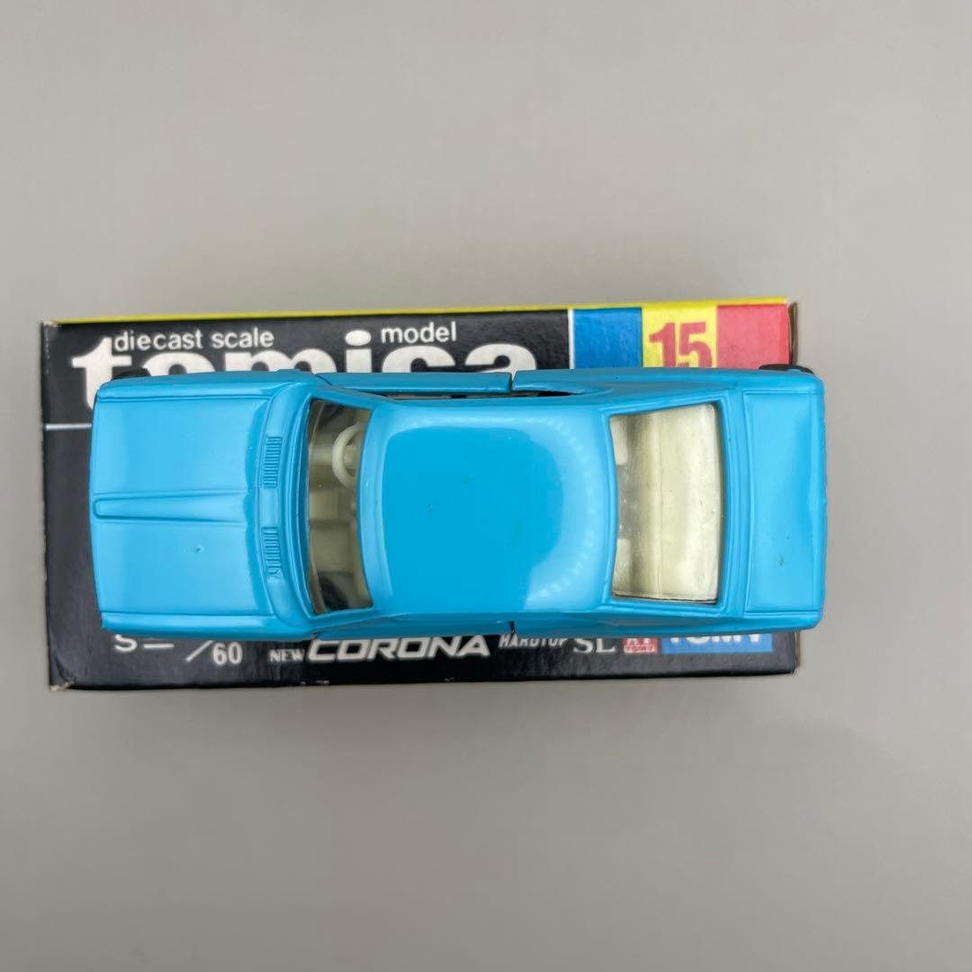 トミカ黒箱15-1 NEWコロナハードトップSL ライトブルー・旧ホイール
