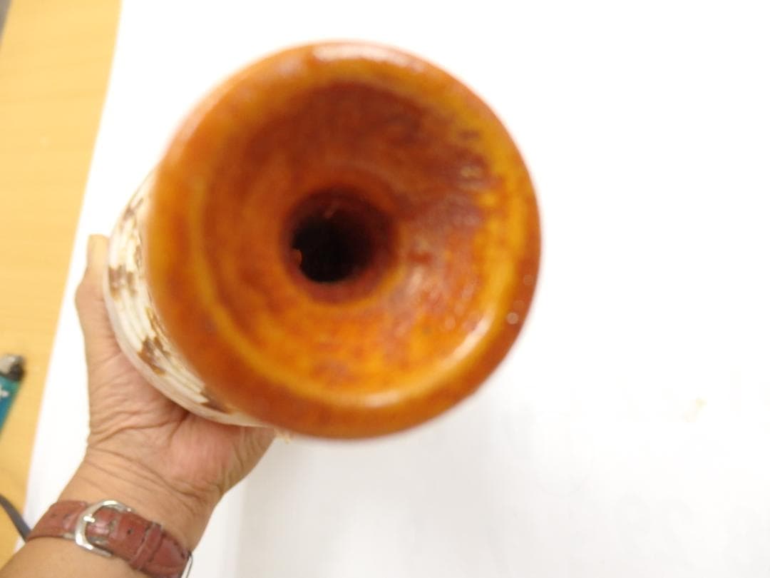 法螺貝 約37㎝ 木製歌口,新品 MH-459