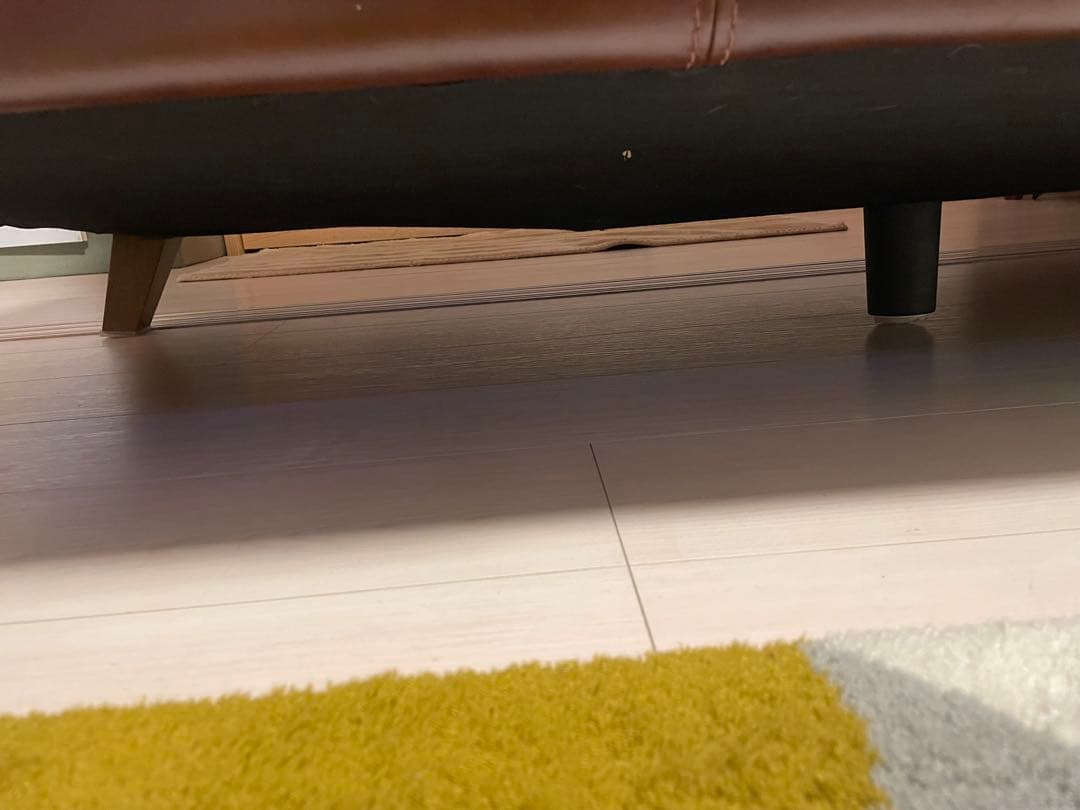 お値引きしました　unico ウニコ　廃盤　FYAYE 3シーター レザーソファ