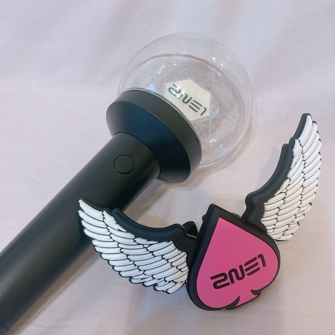 2NE1 ペンライト 黒 ペンライトリング ピンク - メルカリ