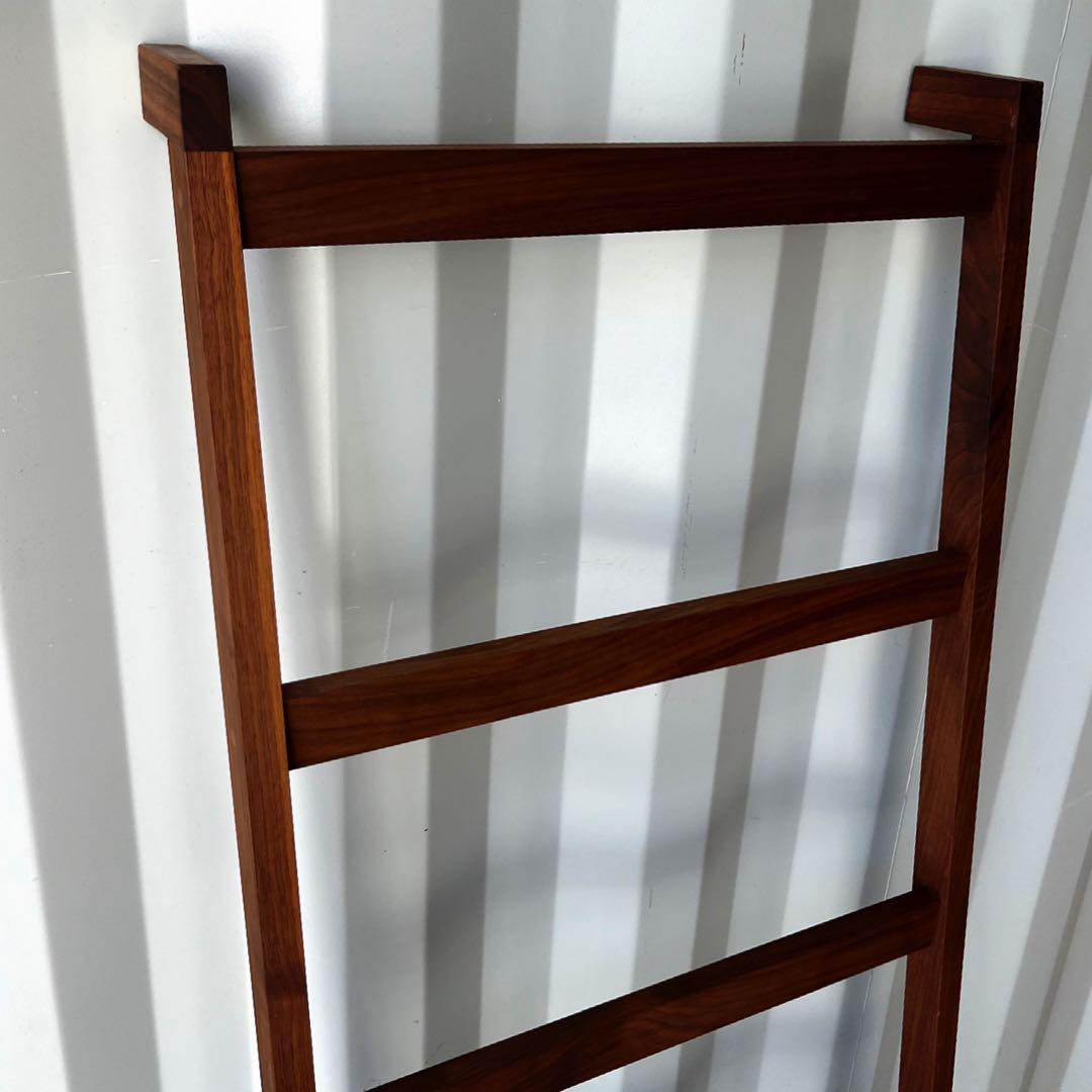 取付無料！マスターウォール スカラ デニムラック 北欧風天然木ラダーシェルフ✨