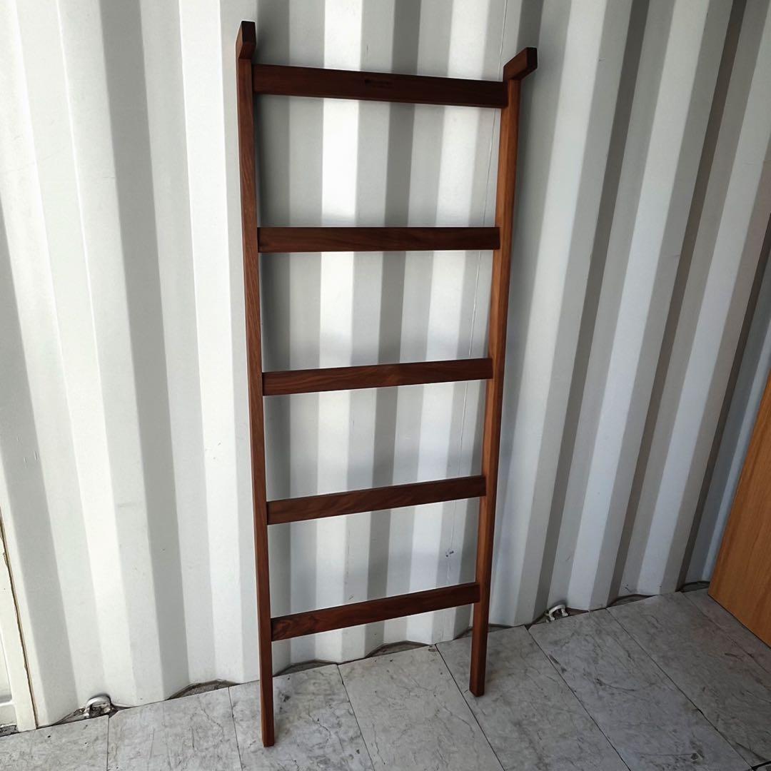 取付無料！マスターウォール スカラ デニムラック 北欧風天然木ラダーシェルフ✨