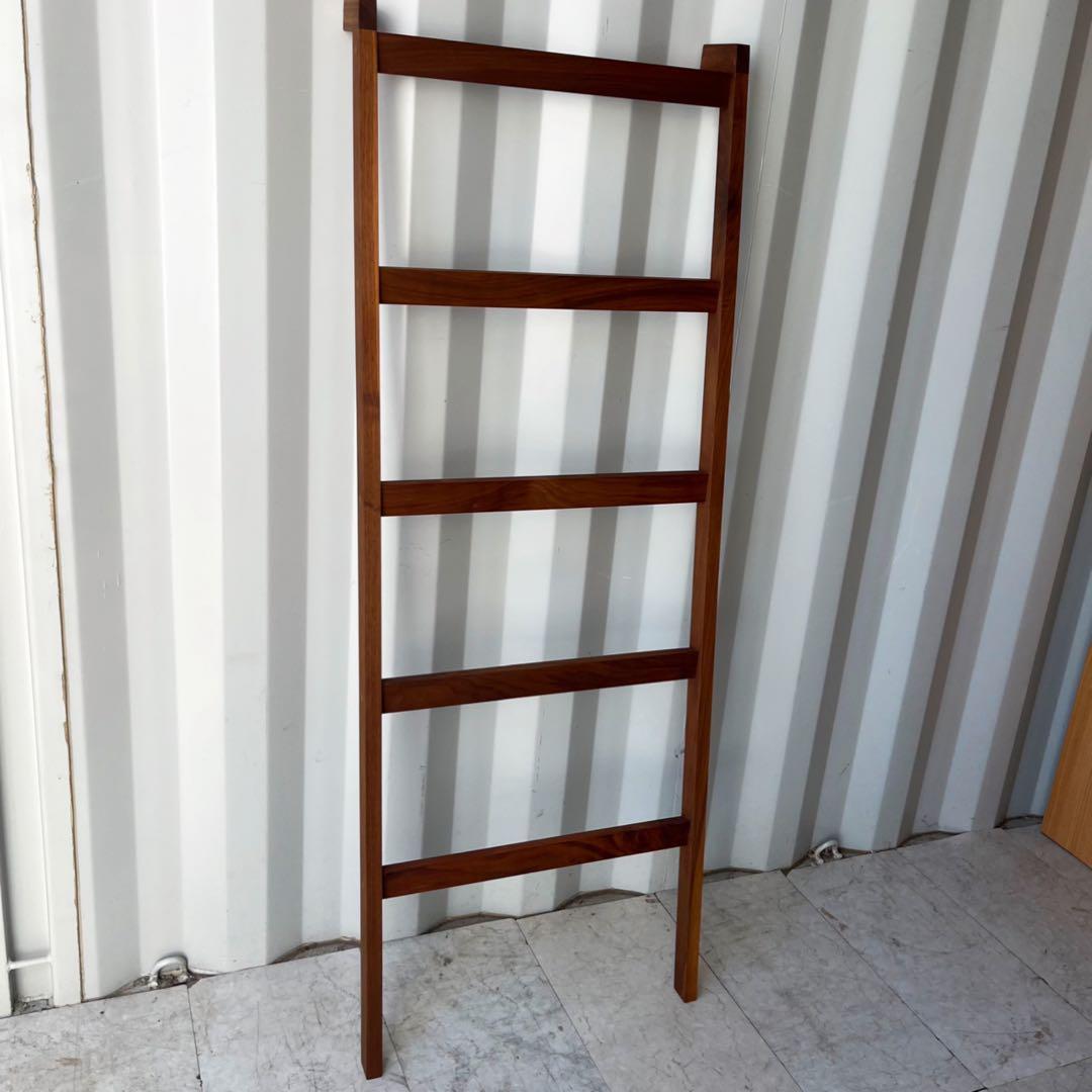 取付無料！マスターウォール スカラ デニムラック 北欧風天然木ラダーシェルフ✨