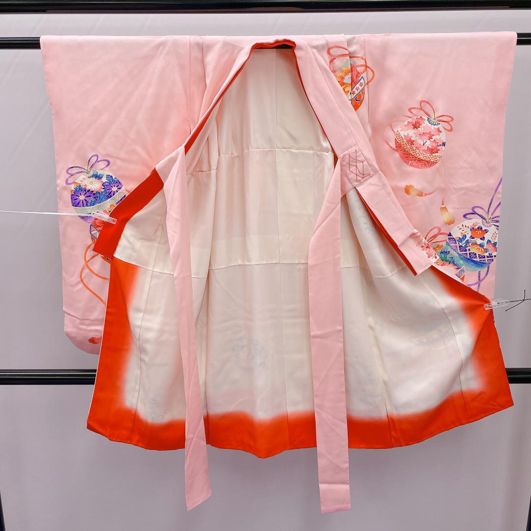 ★4034★ 子供着物 七五三 女の子 四つ身 単品