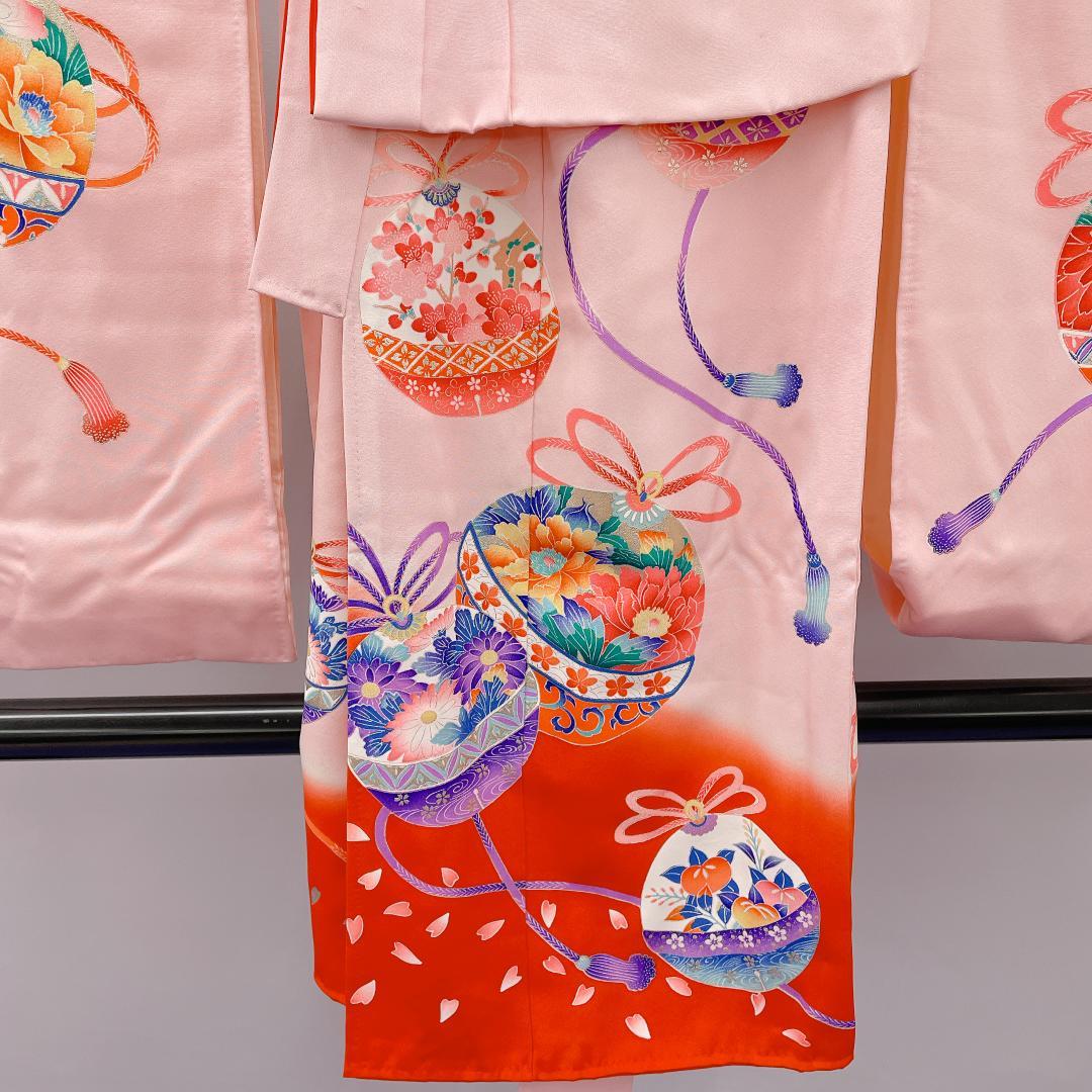 ★4034★ 子供着物 七五三 女の子 四つ身 単品