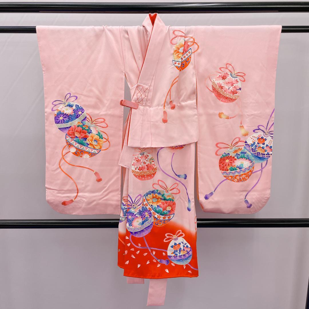 ★4034★ 子供着物 七五三 女の子 四つ身 単品