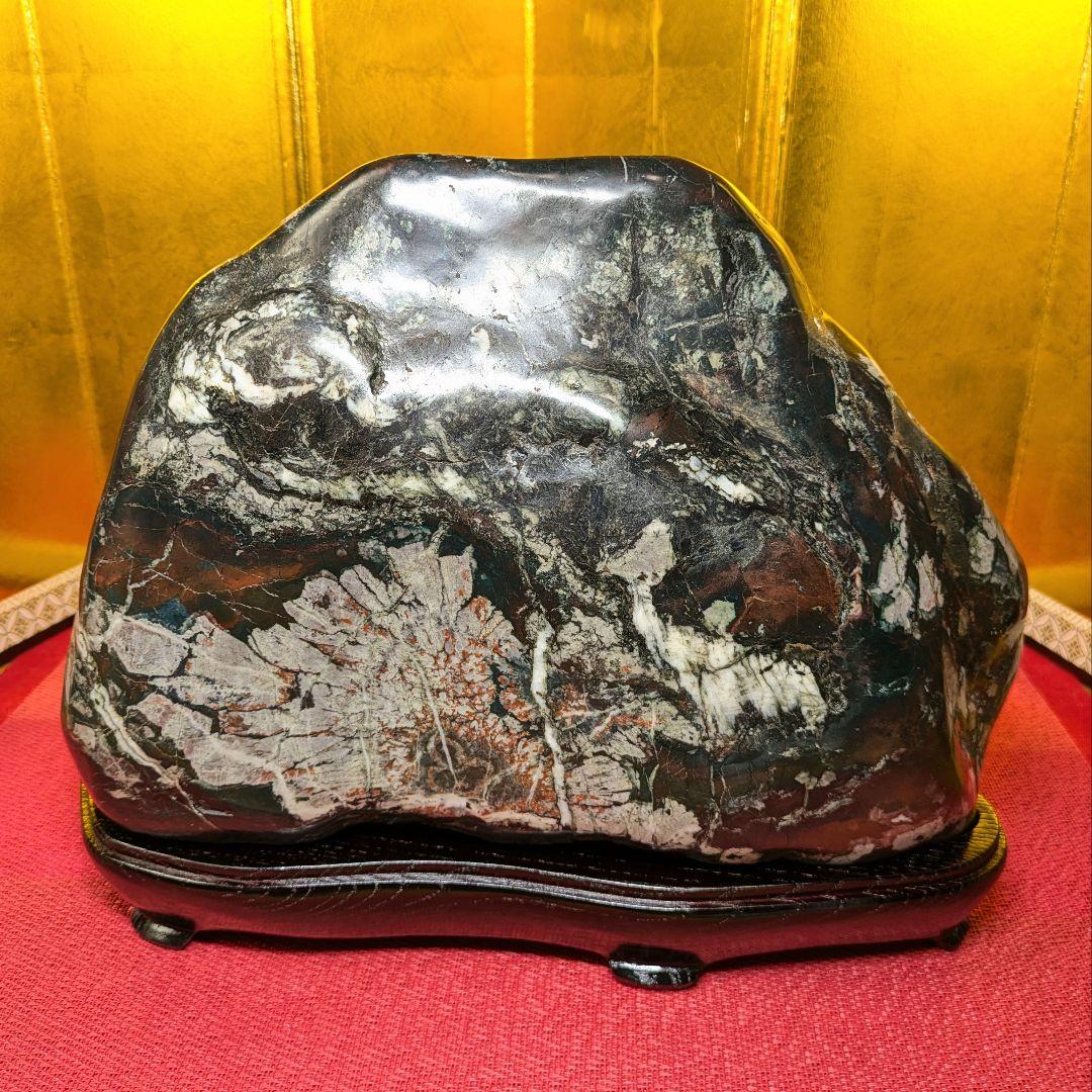 菊花石 岐阜県根尾谷産9.8㌔ 鑑賞石 観賞石 水石 盆石 天然石 置物