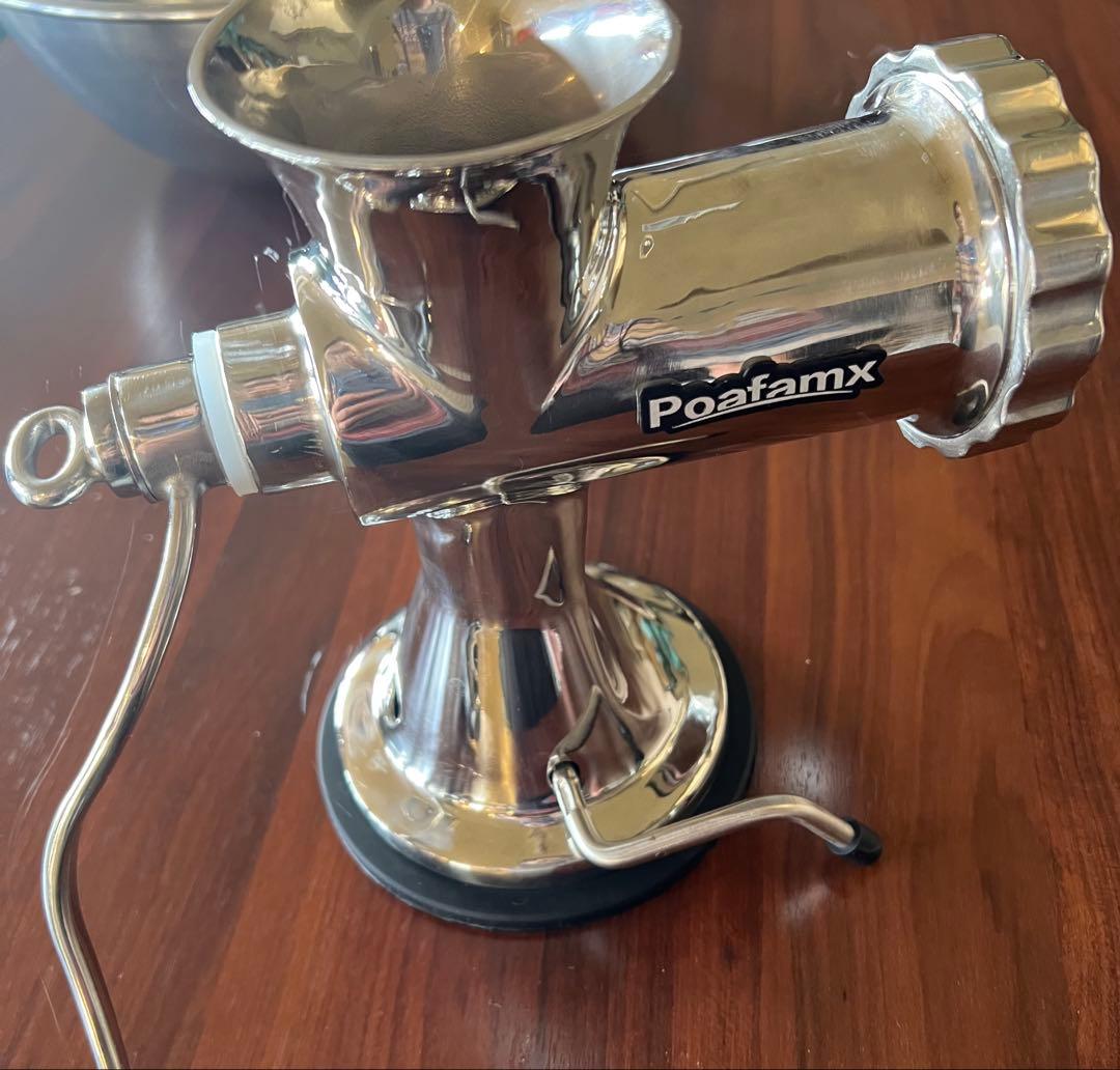 Poafamx 手動ミンサーステンレス製