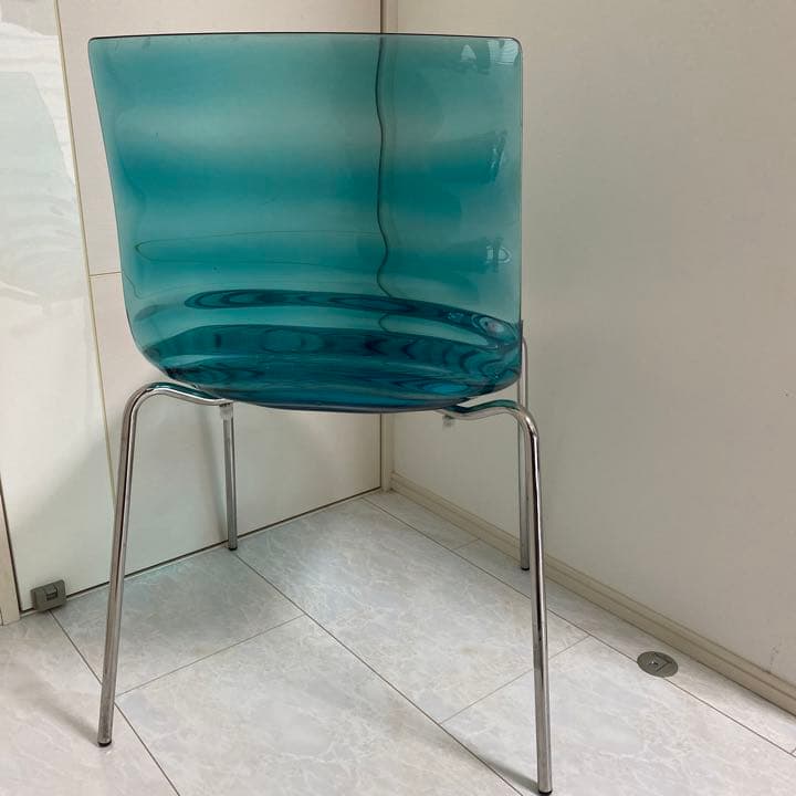 イタリア製ブルー Calligarisカリガリス L'Eau ロウ・チェア - メルカリ