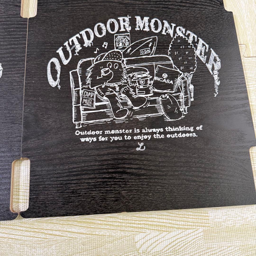 フィールドラック天板ハーフユニット4枚セット　アウトドアモンスター