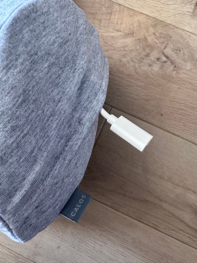 CALQS（カルクス）　首と肩がホッとする枕PLUS カバー付き　ライトグレー