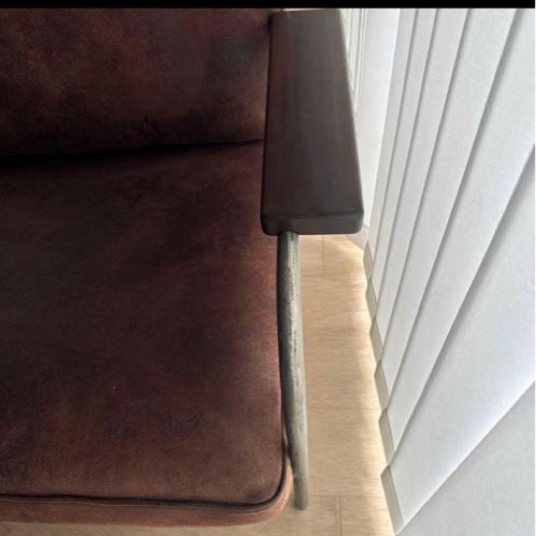 ジャーナルスタンダードファーニチャー　ブラウン 本革2人掛けソファ ラバルソファ