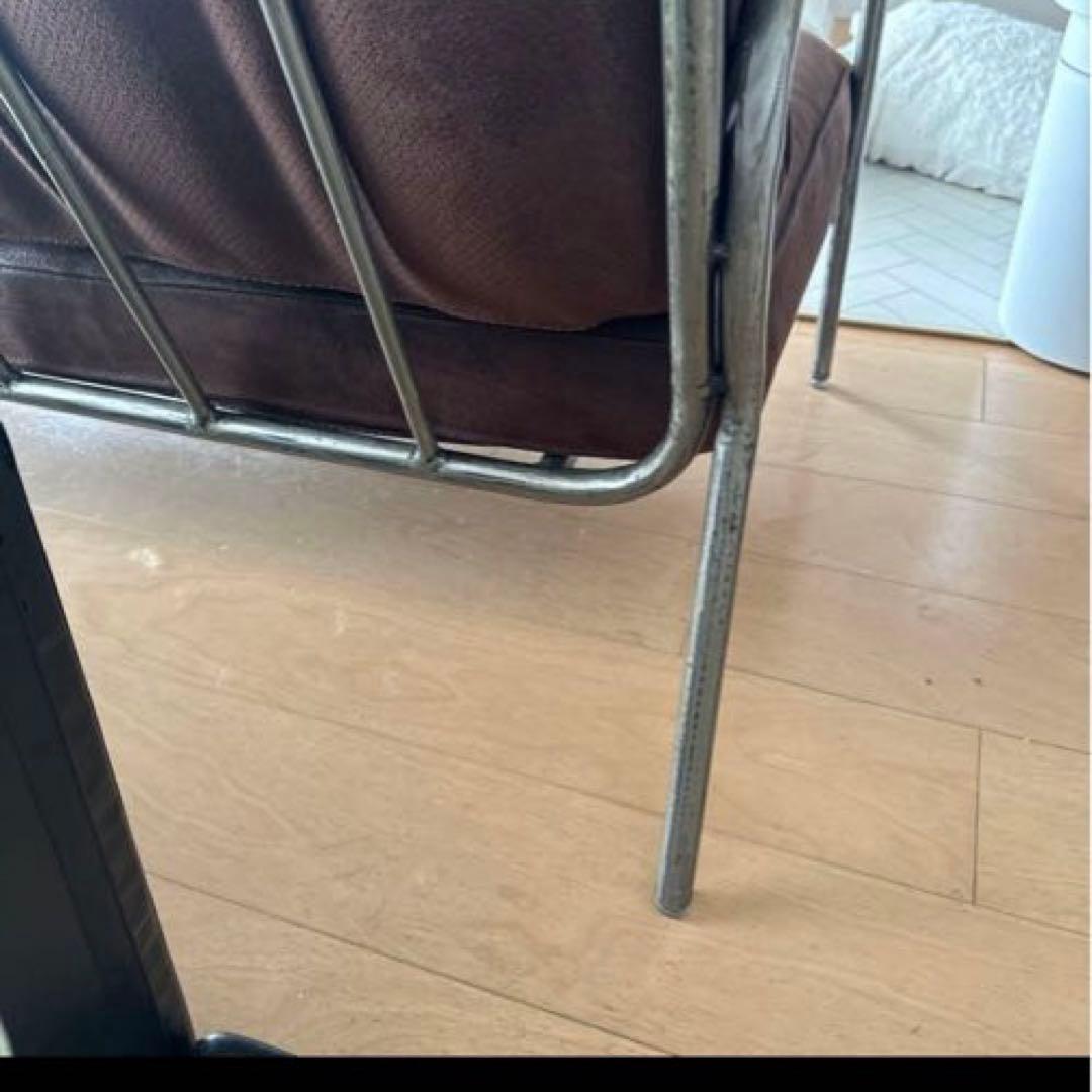 ジャーナルスタンダードファーニチャー　ブラウン 本革2人掛けソファ ラバルソファ