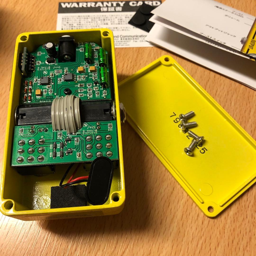 Xotic AC booster エキゾチック ブースター オーバードライブ