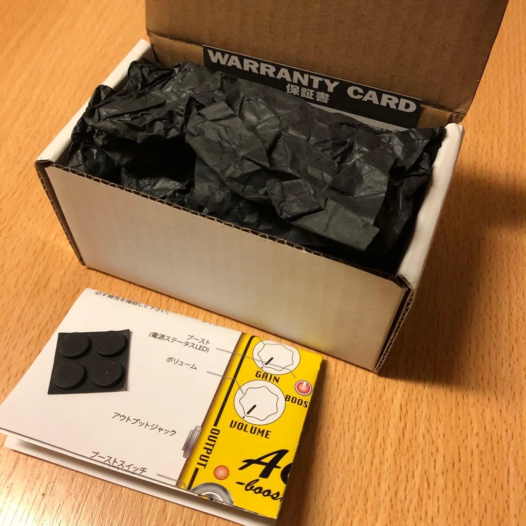 Xotic AC booster エキゾチック ブースター オーバードライブ