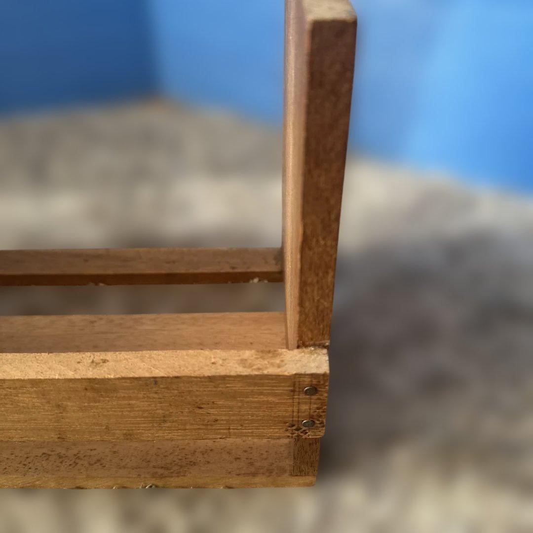 ハンドメイド木製ブックラック スライド