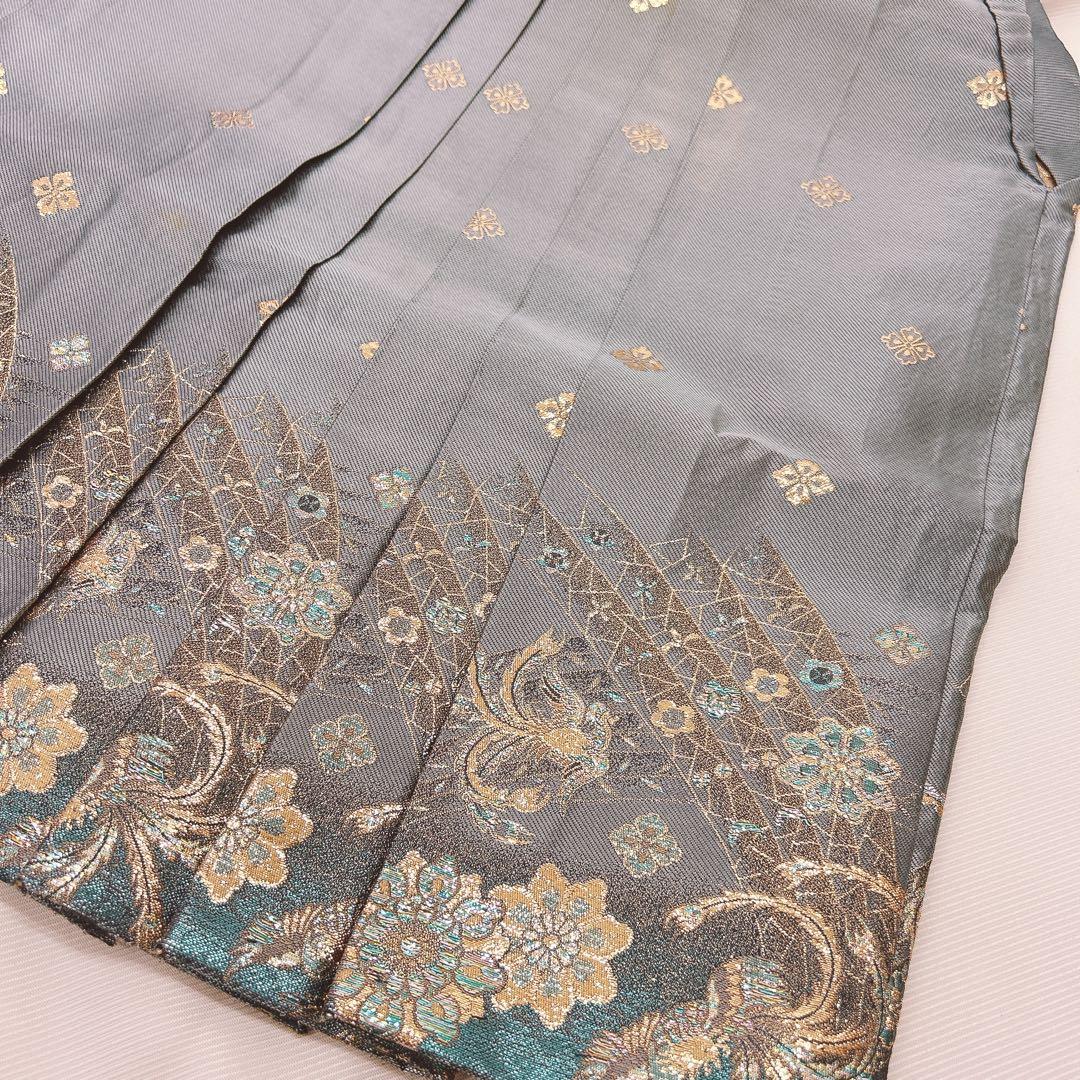 七五三5歳男の子　羽織袴セット　袴3種類付き　白