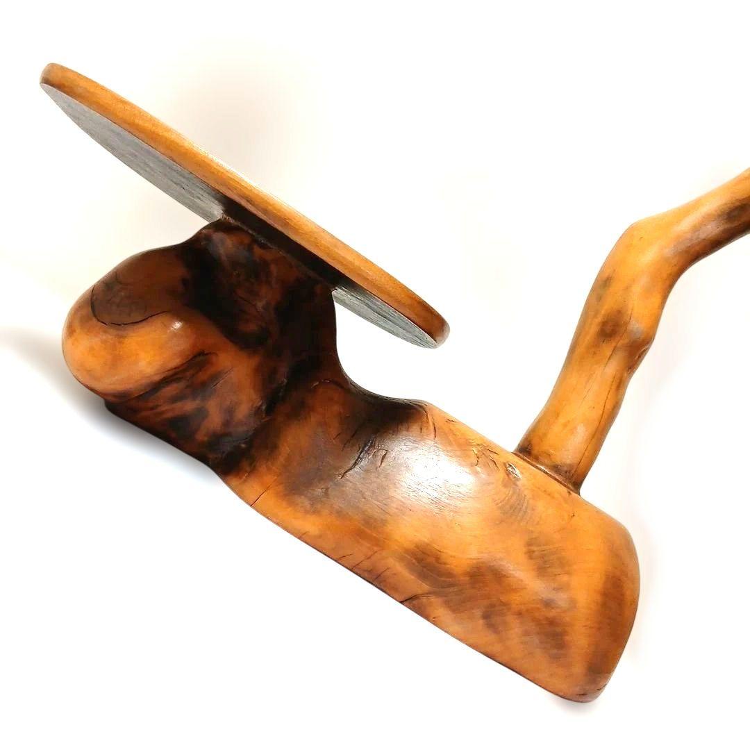 天然木 灯籠 花台 飾り台 盆栽台 置物 バードアスレチック インテリア 工芸品