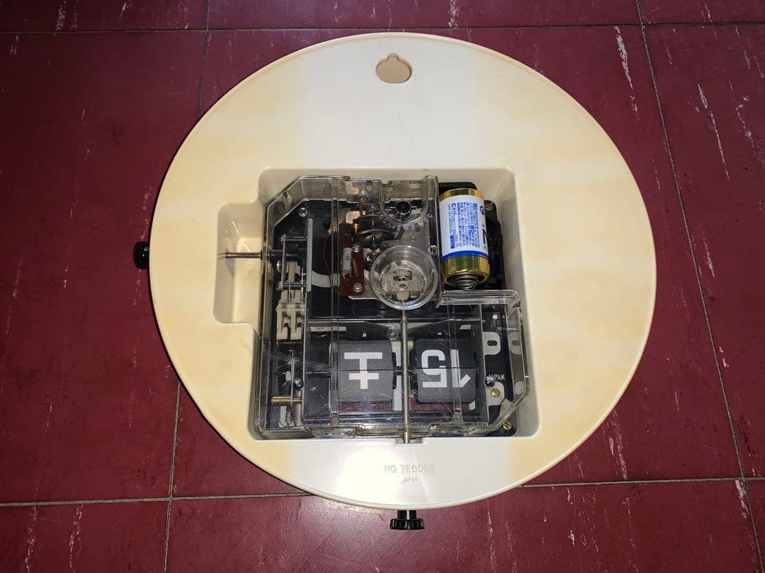 昭和レトロ　動作品CITIZEN シチズン パタパタカレンダー付　掛時計　ポップ