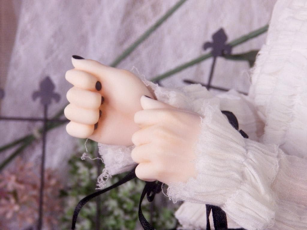 ◇ドルフィードリーム DD男子ネイルハンド デカハンド 開きグー SW肌