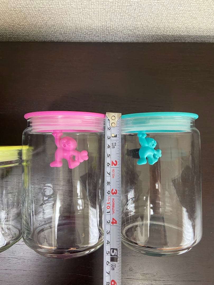 ★アレッシィ★ALESSI★ガラス保存容器★キャニスター★4個セット★