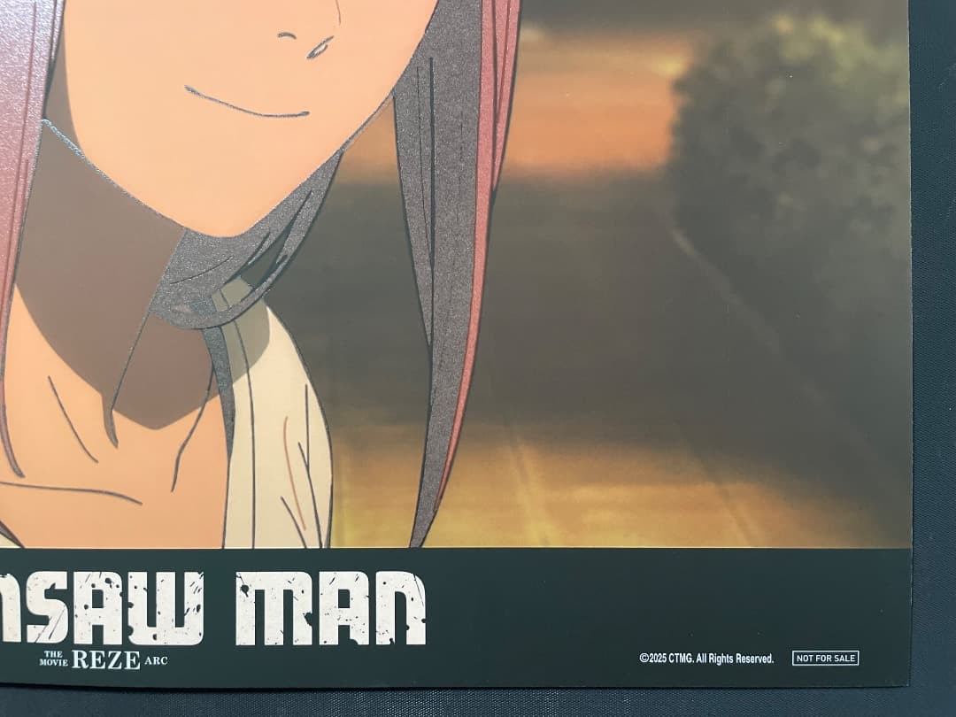 劇場版チェンソーマン レゼ編 台湾限定特典 A3ポスター 蓄光加工