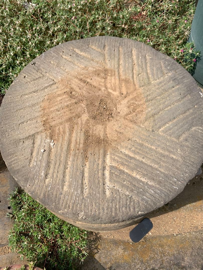 ⑨石臼　3枚　40㎝✖️40㎝　引き取り限定