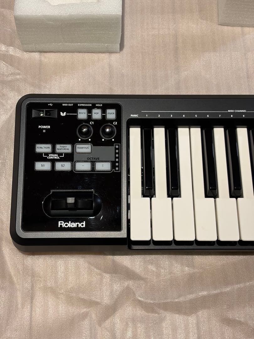 Roland A-49 MIDIキーボード　USB-AtoCのアダプタ付