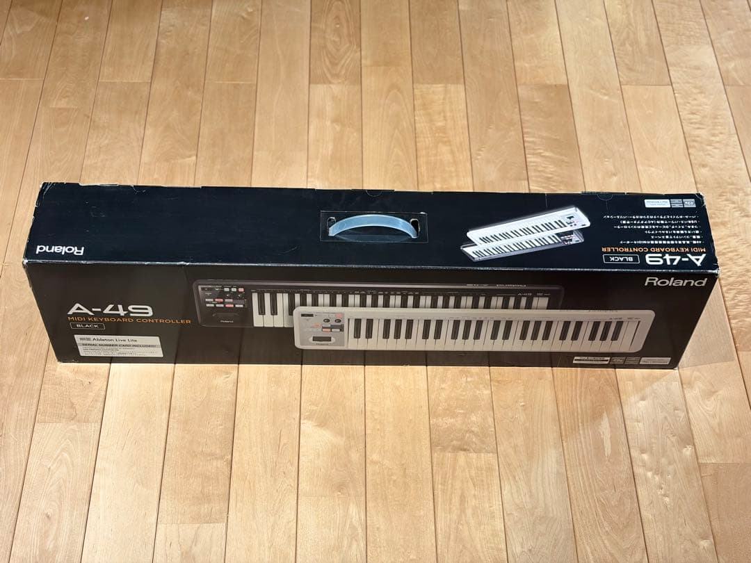 Roland A-49 MIDIキーボード　USB-AtoCのアダプタ付