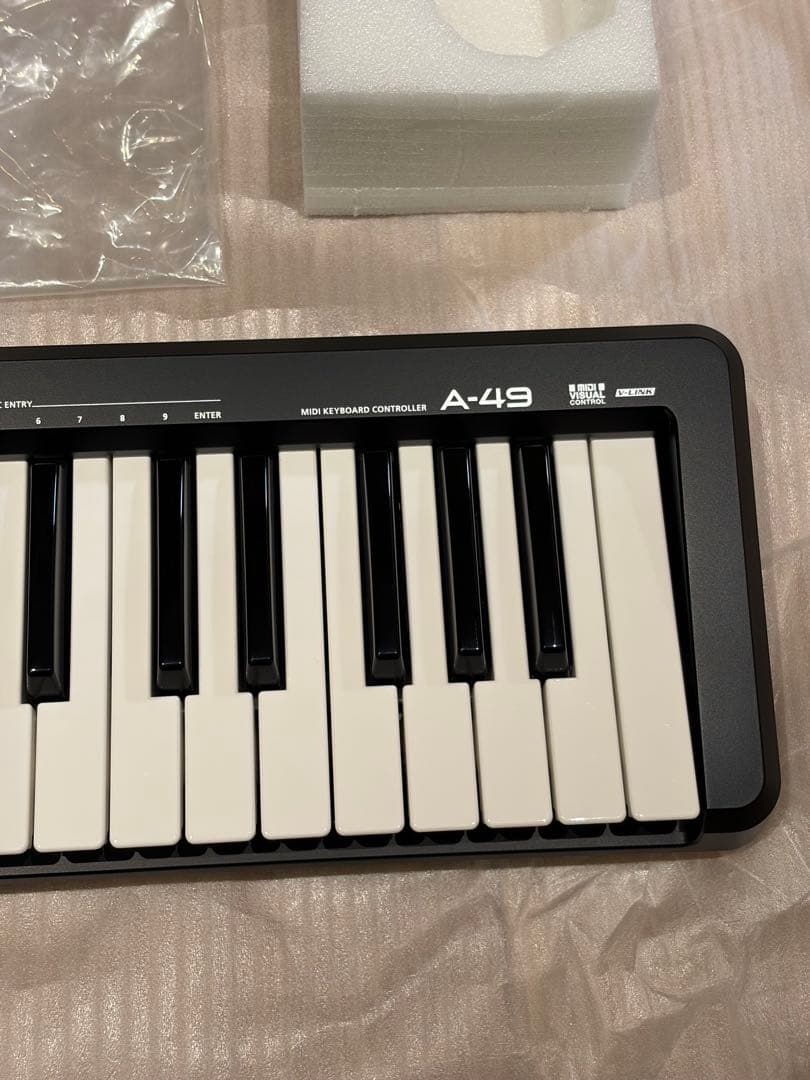 Roland A-49 MIDIキーボード　USB-AtoCのアダプタ付