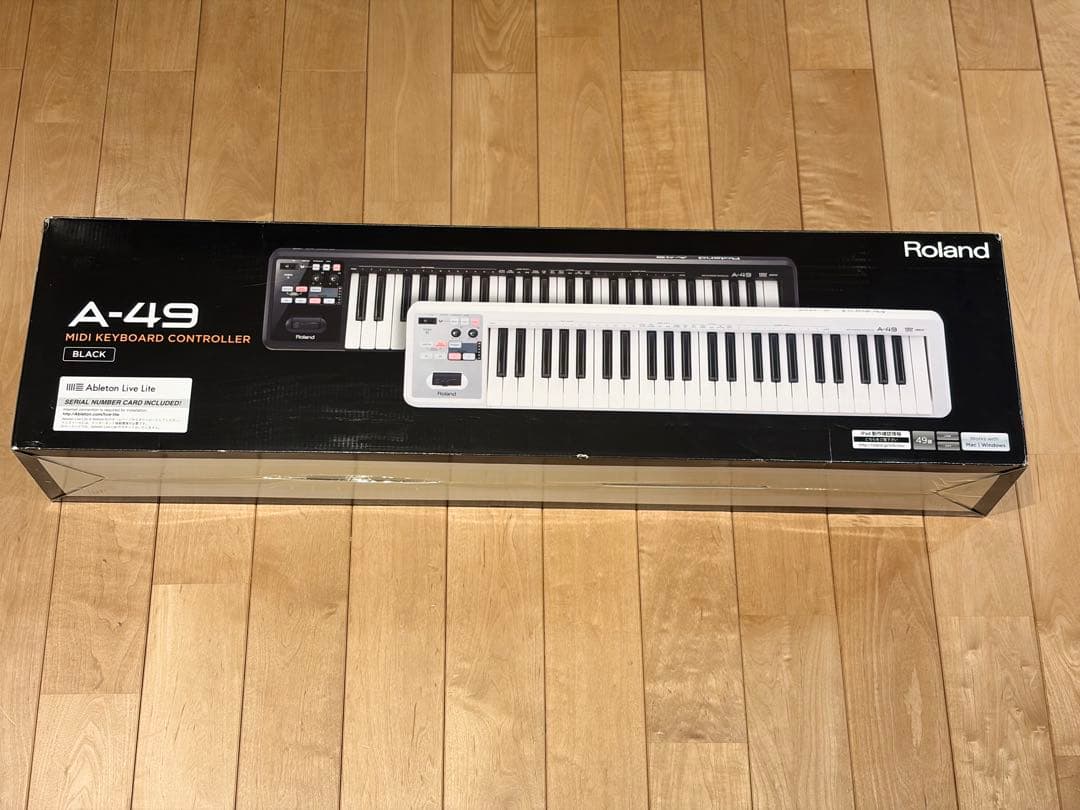 Roland A-49 MIDIキーボード　USB-AtoCのアダプタ付