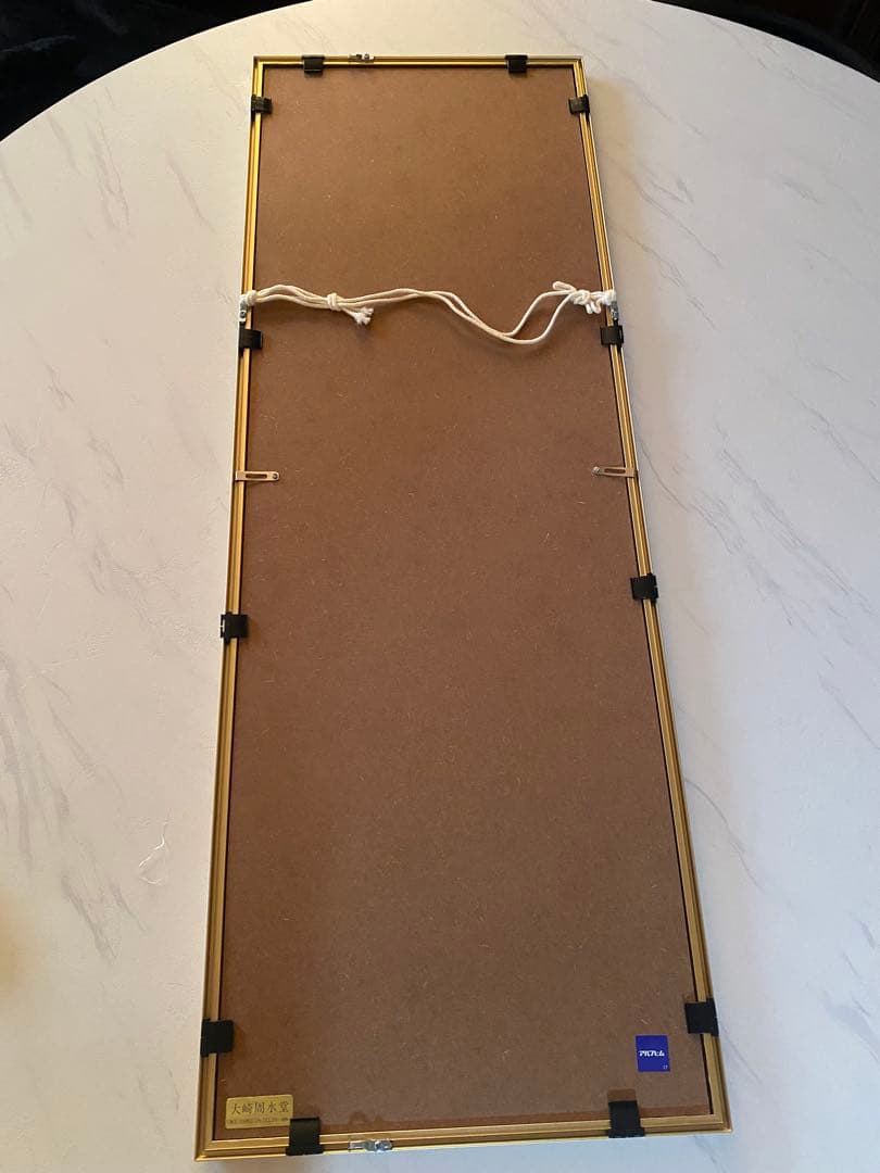 未使用【戸塚刺繍】額 91.5cm×32cm 花と鳥