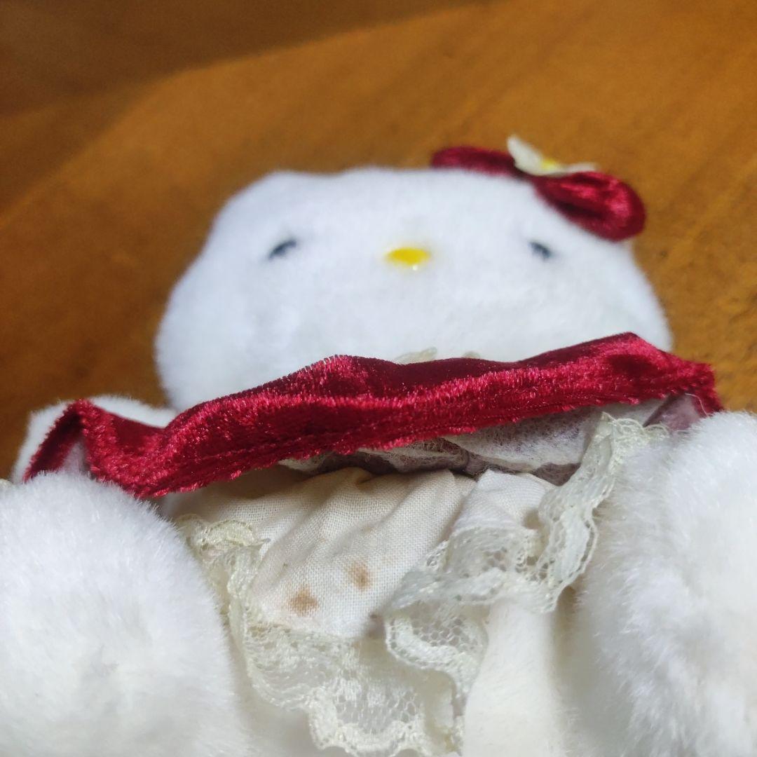激レア ハローキティ ぬいぐるみ 赤いドレス 約15cm - メルカリ