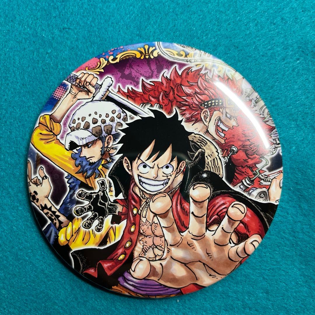 ワンピース コレクション缶バッジBIG 最強トリオ ルフィ・ロー・キッド