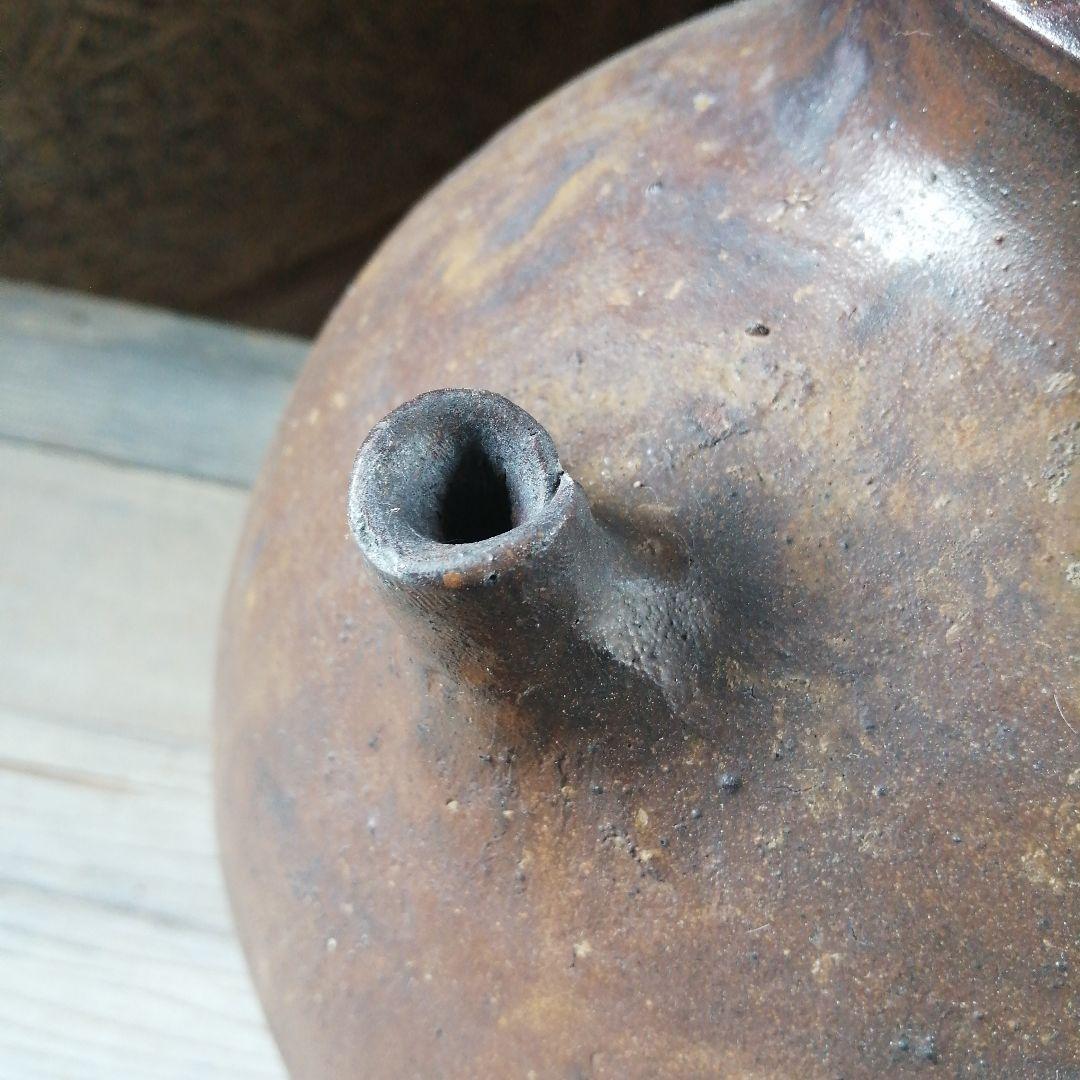 能野焼 雲助壺 33cm 江戸後期