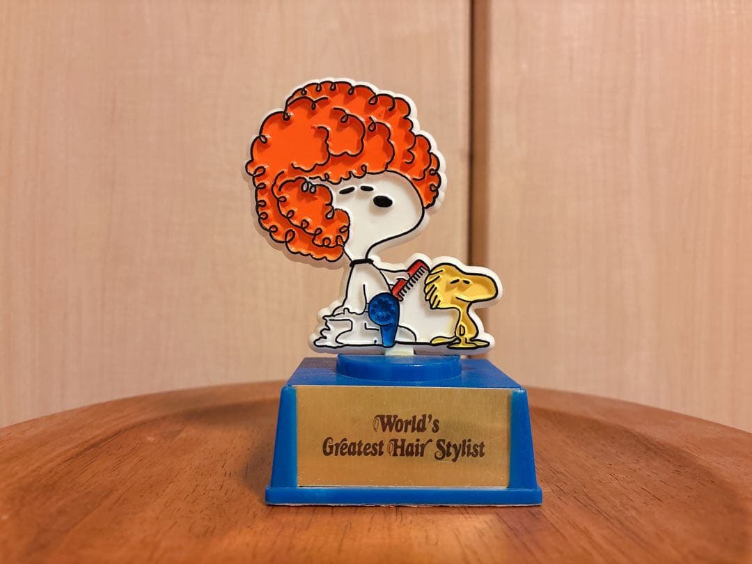 ビンテージ　スヌーピー　トロフィー　青台座 ビンテージ スヌーピー トロフィー 青台座 ビンテージ スヌーピー