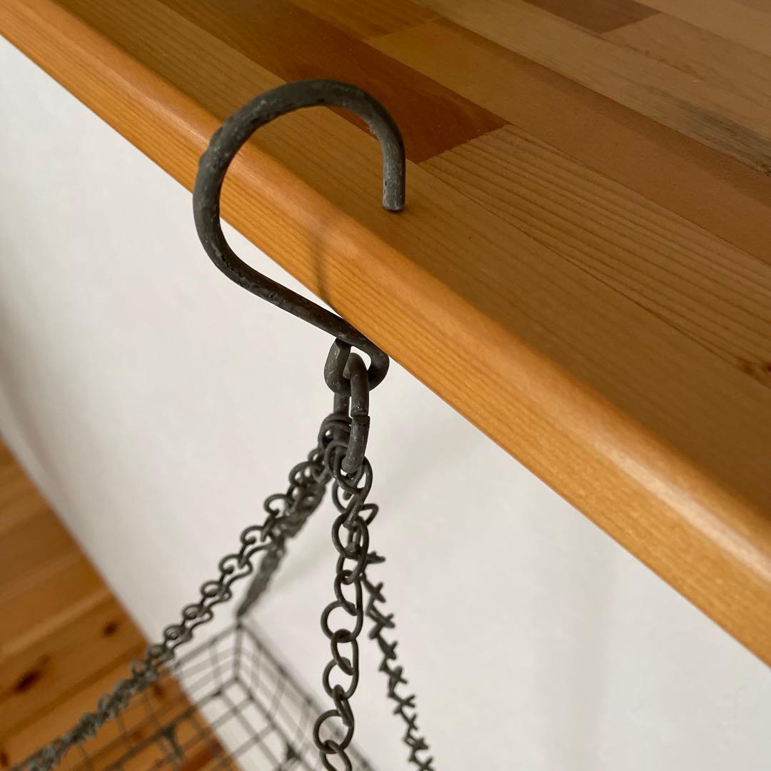 アイアン　ハンギング　かご　吊り下げ