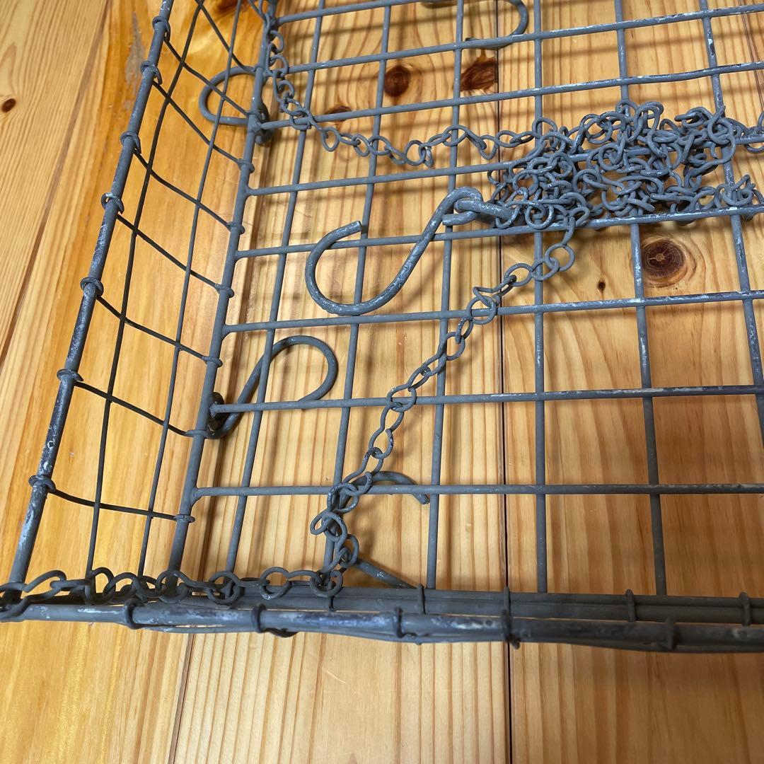 アイアン　ハンギング　かご　吊り下げ