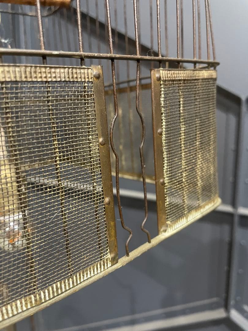 Vintage 〜 鳥かご型 バードケージフロアランプ・USAニューヨーク