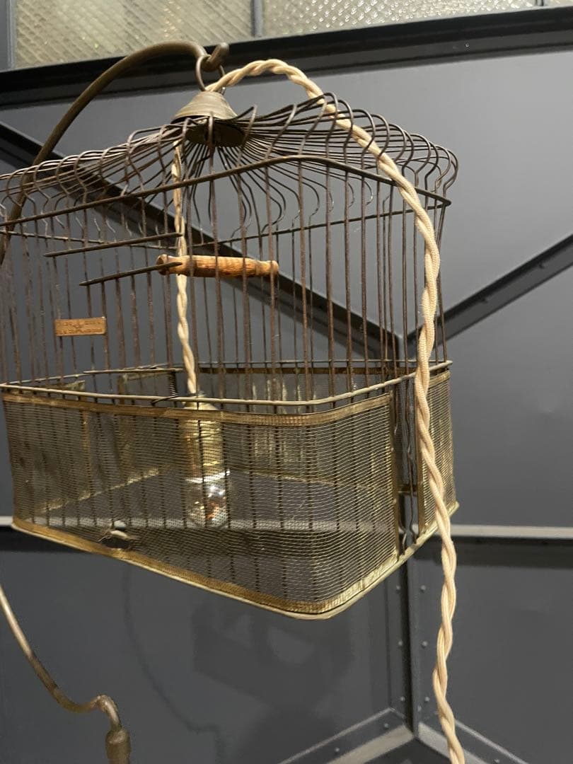 Vintage 〜 鳥かご型 バードケージフロアランプ・USAニューヨーク